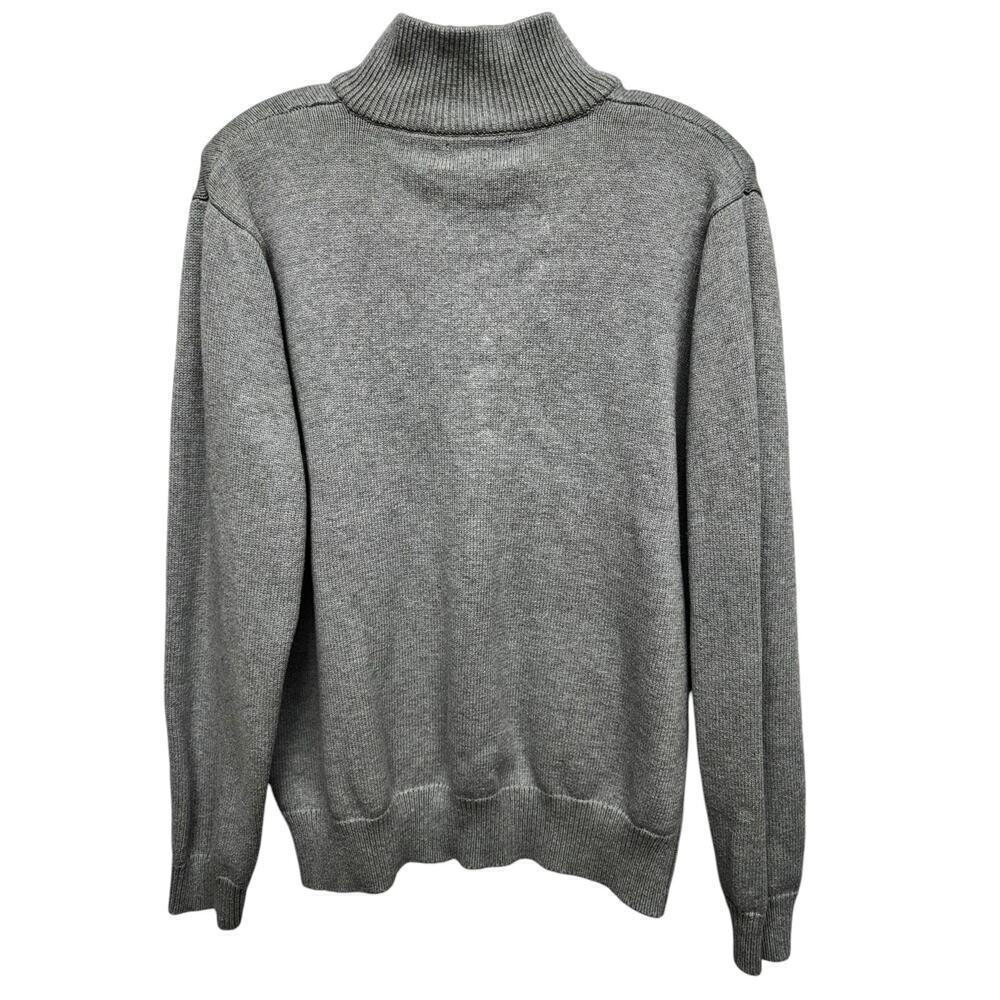 Polo Jean Co. by Ralph Lauren 1/4 Zip Pullover Sweater Gray Size L - Picture 2 of 9